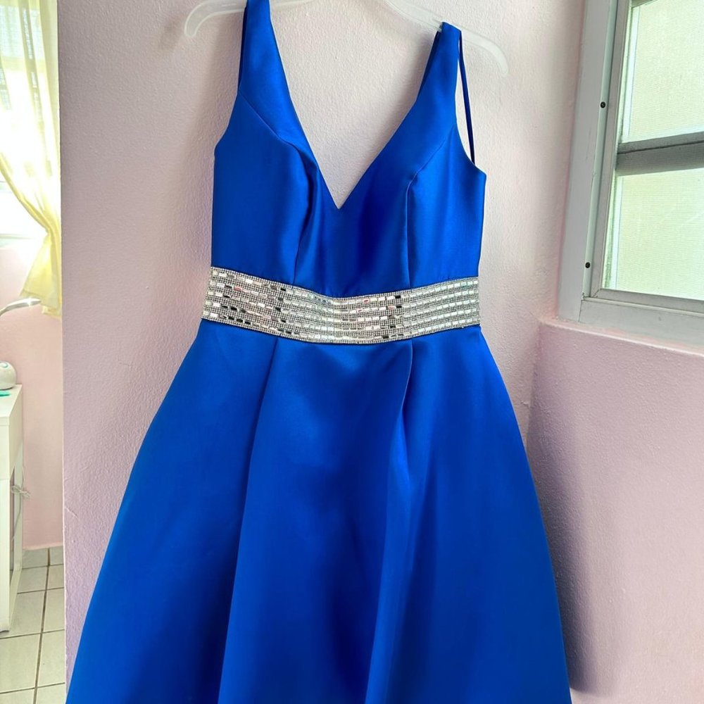 Temptation Royal Blue Short Dress